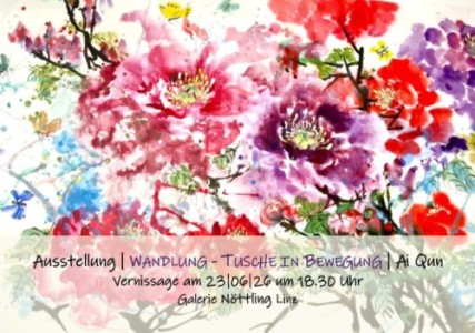 Wandlung – Tusche in Bewegung – Ausstellung von Ai Qun - Today, 18:30 at Kunstverein NH10, Schererstraße 18, 4020 Linz, Österreich