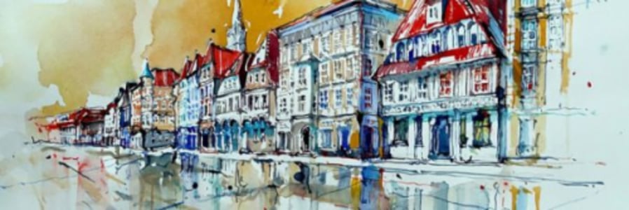 Zeichnen & Aquarellieren - Di., 28.07.2026, 09:30 at Kunstverein NH10, Schererstraße 18, 4020 Linz, Österreich