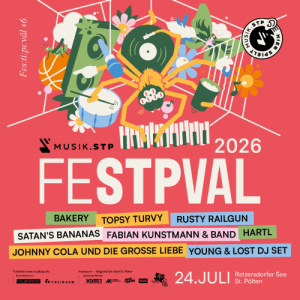 musik.stp FeSTPval 2026 - Fri, Jul 24, 2026, 16:00 at Freiraum St. Pölten, Herzogenburger Str. 12, 3100 St. Pölten, Österreich