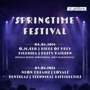Springtime Festival - Di., 09.06.2026, 00:00 at Freiraum St. Pölten, Herzogenburger Str. 12, 3100 St. Pölten, Österreich