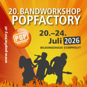 Popfactory – Abschlusskonzert - Thu, Jul 23, 2026, 19:30 at Freiraum St. Pölten, Herzogenburger Str. 12, 3100 St. Pölten, Österreich