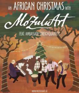 MoZuluArt feat. Ambassade Streichquartett - 20.12.2025 20:00 at Kultur im Gugg, Palmstraße 4, 5280 Braunau am Inn, Österreich