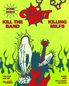 QLASH // PUNK NIGHT: GLUT, Kill the Band, Killing Milfs - 22.11.2025 20:00 at KAPU, Kapuzinerstraße 36, 4021 Linz, Österreich