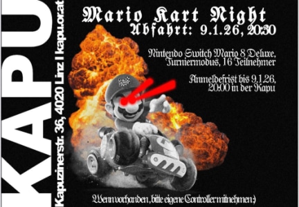 KAPU Mario Kart Night - 09.01.2026 19:00 at KAPU, Kapuzinerstraße 36, 4021 Linz, Österreich