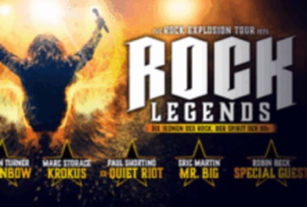 NEUER TERMIN ROCK LEGENDS In Concert Live with Band The Rock Explosion Tour 2026 - 03.11.2026 20:00 at Tips Arena, Ziegeleistraße 76, 4020 Linz, Österreich