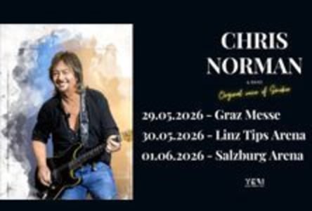 Chris Norman - Original voice of Smokie - 30.05.2026 20:00 at Tips Arena, Ziegeleistraße 76, 4020 Linz, Österreich