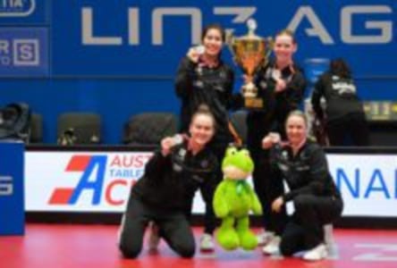 LINZ AG Froschberg vs Miro Ganxets Costa Durada Europacup Halbfinal Rückspiel - Sat, Apr 25, 2026, 15:00 at Tips Arena, Ziegeleistraße 76, 4020 Linz, Österreich