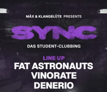 SYNC – DAS STUDENT-CLUBBING - 08.03.2026 21:00 at MÄX, Singergasse 6-8, 2700 Wiener Neustadt, Österreich