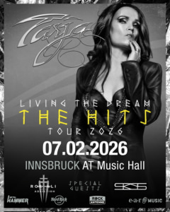 Tarja - Living the Dream Tour 2026 - 07.02.2026 19:00 at Music Hall, Grabenweg 74, 6020 Innsbruck, Österreich