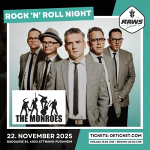 ROCK`N ROLL NIGHT - 22.11.2025 18:00 at RAWS Diner, Badgasse 34, 4800 Attnang Puchheim, Österreich
