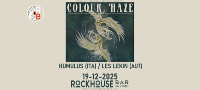 COLOUR HAZE (GER) - 19.12.2025 19:00 at Rockhouse Salzburg, Schallmooser Hauptstraße 46, 5020 Salzburg, Österreich