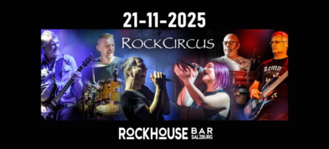 ROCKCIRCUS (GER) - 21.11.2025 19:00 at Rockhouse Salzburg, Schallmooser Hauptstraße 46, 5020 Salzburg, Österreich