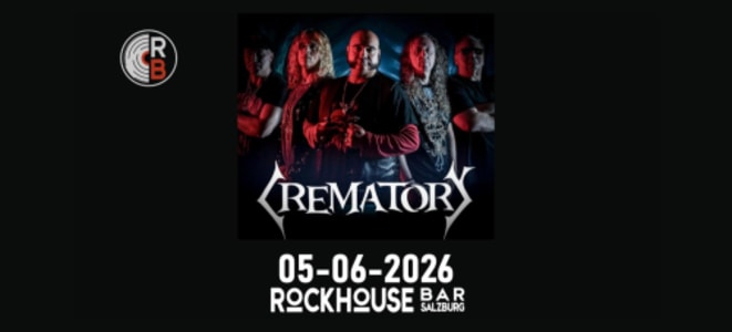CREMATORY (GER) - Fr., 05.06.2026, 19:00 at Rockhouse Salzburg, Schallmooser Hauptstraße 46, 5020 Salzburg, Österreich