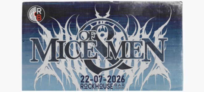 OF MICE & MEN (USA) - Mi., 22.07.2026, 19:00 at Rockhouse Salzburg, Schallmooser Hauptstraße 46, 5020 Salzburg, Österreich