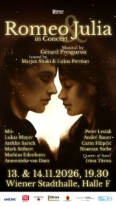 ROMEO & JULIA - 14.11.2026 19:30 at Wiener Stadthalle, Roland-Rainer-Platz 1, 1150 Wien, Österreich