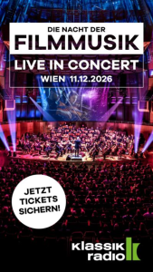 DIE NACHT DER FILMMUSIK 2026 - 11.12.2026 20:00 at Wiener Stadthalle, Roland-Rainer-Platz 1, 1150 Wien, Österreich