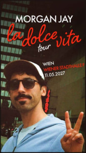MORGAN JAY - Tue, May 11, 2027, 19:30 at Wiener Stadthalle, Roland-Rainer-Platz 1, 1150 Wien, Österreich