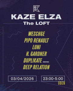 KAZE ELZA - Fri, Apr 03, 2026, 23:00 at The Loft, Lerchenfelder Gürtel 37, 1160 Wien, Österreich