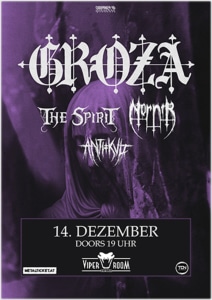 Live: GROZA, THE SPIRIT, NORNIR, ANTIKVLT - 14.12.2025 22:00 at Viper Room Vienna, Landstrasser Hauptstr. 38, 1030 Wien, Österreich