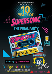 SUPERSONIC – 10 JAHRE - 19.12.2025 22:00 at Viper Room Vienna, Landstrasser Hauptstr. 38, 1030 Wien, Österreich