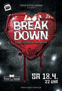 BREAKDOWN - Sat, Apr 18, 2026, 22:00 at Viper Room Vienna, Landstrasser Hauptstr. 38, 1030 Wien, Österreich