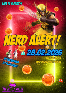 NERD ALERT - 28.02.2026 22:00 at Viper Room Vienna, Landstrasser Hauptstr. 38, 1030 Wien, Österreich
