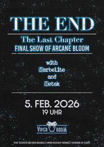 Live: ARCANE BLOOM, MARBELITE, METAK - 05.02.2026 22:00 at Viper Room Vienna, Landstrasser Hauptstr. 38, 1030 Wien, Österreich