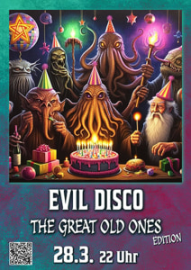 EVIL DISCO – THE GREAT OLD ONES - 28.03.2026 22:00 at Viper Room Vienna, Landstrasser Hauptstr. 38, 1030 Wien, Österreich