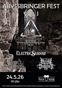 Live: ABYSSBRINGER FEST VOL I - So., 24.05.2026, 22:00 at Viper Room Vienna, Landstrasser Hauptstr. 38, 1030 Wien, Österreich