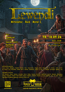 LEWENDI - Fri, Sep 18, 2026, 22:00 at Viper Room Vienna, Landstrasser Hauptstr. 38, 1030 Wien, Österreich