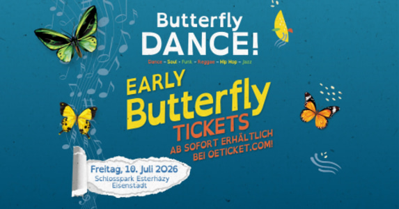Butterfly Dance! 2026 - 10.07.2026 14:00 at Schlosspark Esterházy 7000 Eisenstadt, Österreich