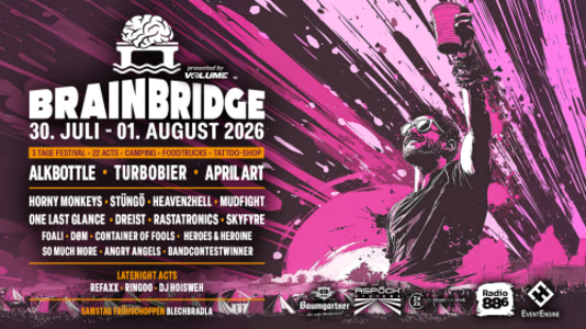 BRAINBRIDGE FESTIVAL 2026 - Do., 30.07.2026, 12:00 at Peuerbach Köppensteegen 2, 4722 Peuerbach, Österreich