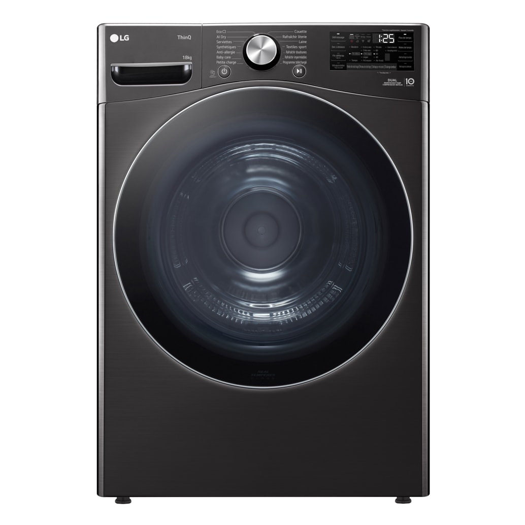 LG Sèche-linge | 18 kg | Dual Dry™ RH8P12BS