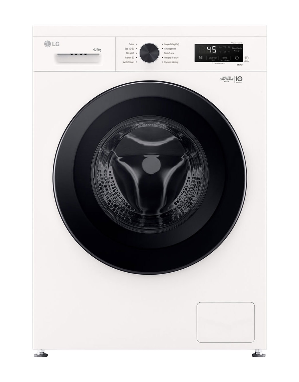 LG Lave-linge séchant 9/5 kg | Steam™ F954B15WHS