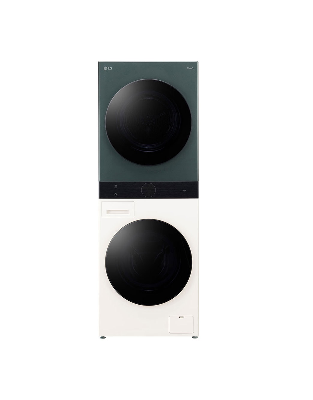 LG WashTower | Lave-linge 12kg | Sèche-linge 10kg F214WT8GRBE