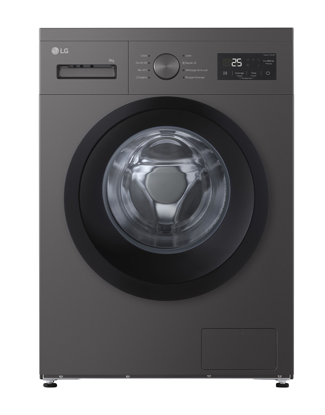 LG Lave-linge Inverter Direct Drive 8 kg - 53L | Steam™ | Smart Inverter Moteur™ F84N14SLS