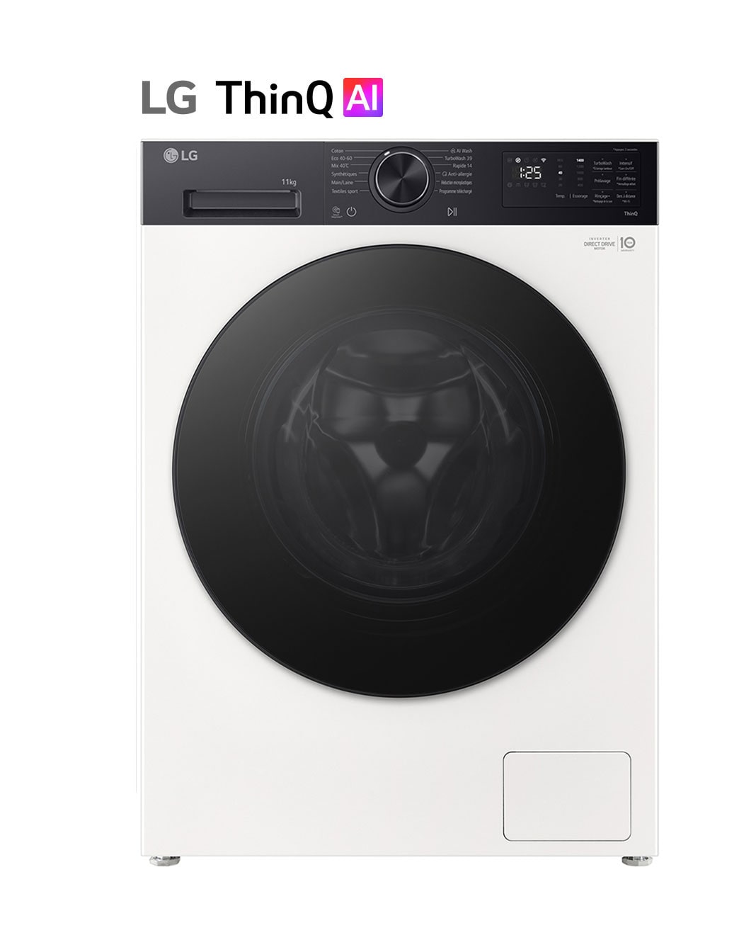 LG Lave-linge | 11 kg | AI DirectDrive™ | Steam™ F14X58WHST
