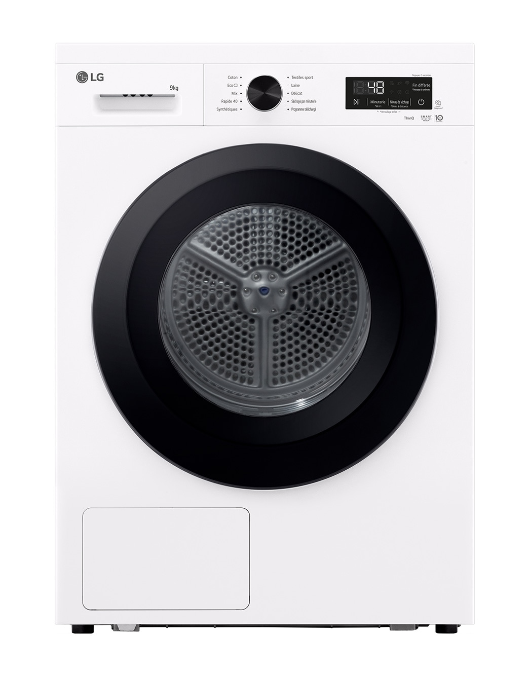 LG Sèche linge | 9 kg | Pompe à chaleur RH9B15WH