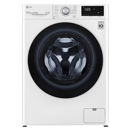 LG Lavante-séchante 8/6 kg - 68L | Moteur intelligent AI Direct Drive garanti 10 ans F864V31WR