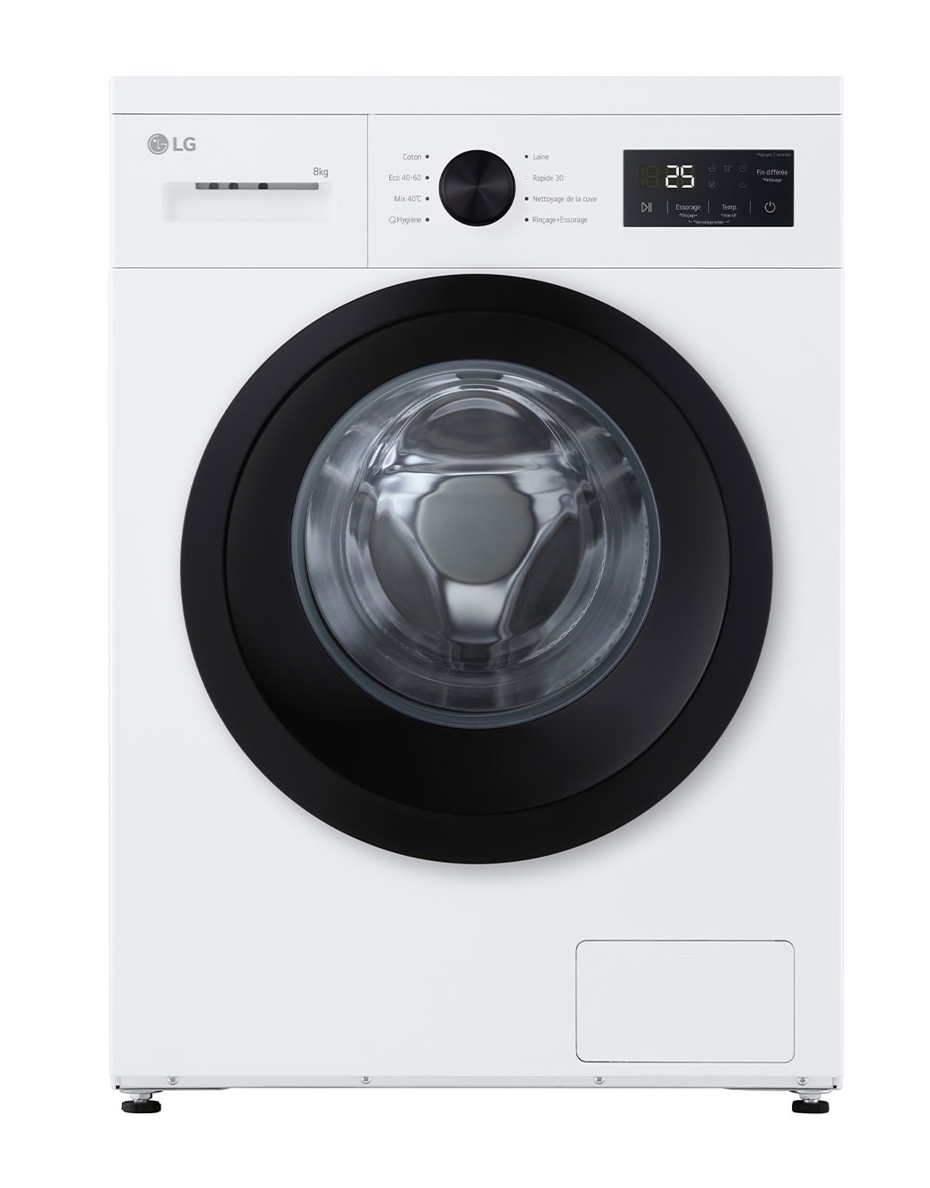 LG Lave-linge 8 kg | 53L | Steam™ F84N15WHSB