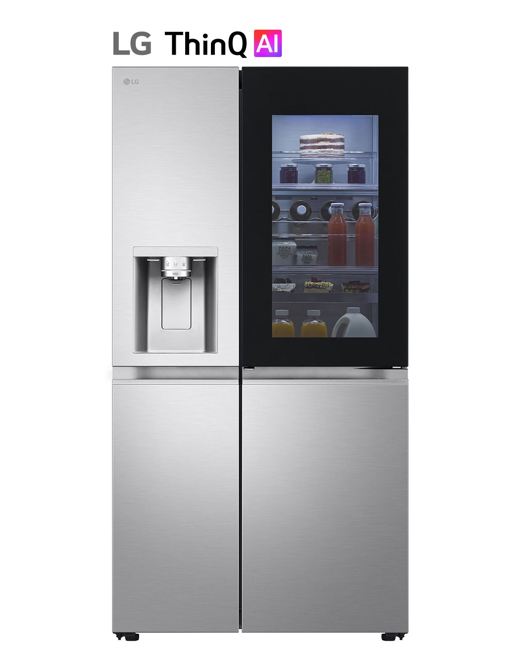 LG Réfrigérateur Américain | 628 L | InstaView GSXE90BSAD