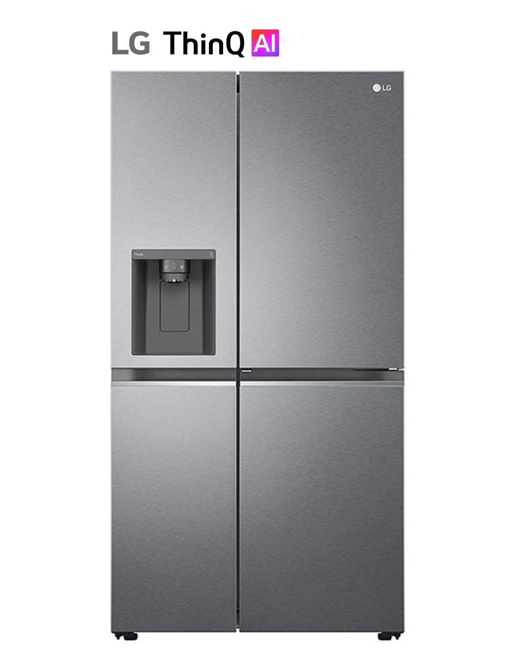 LG Réfrigérateur Américain - Grande capacité 635L | Door-in-Door™ | Door Cooling™ | Linear Cooling™ GSJV70DSLE