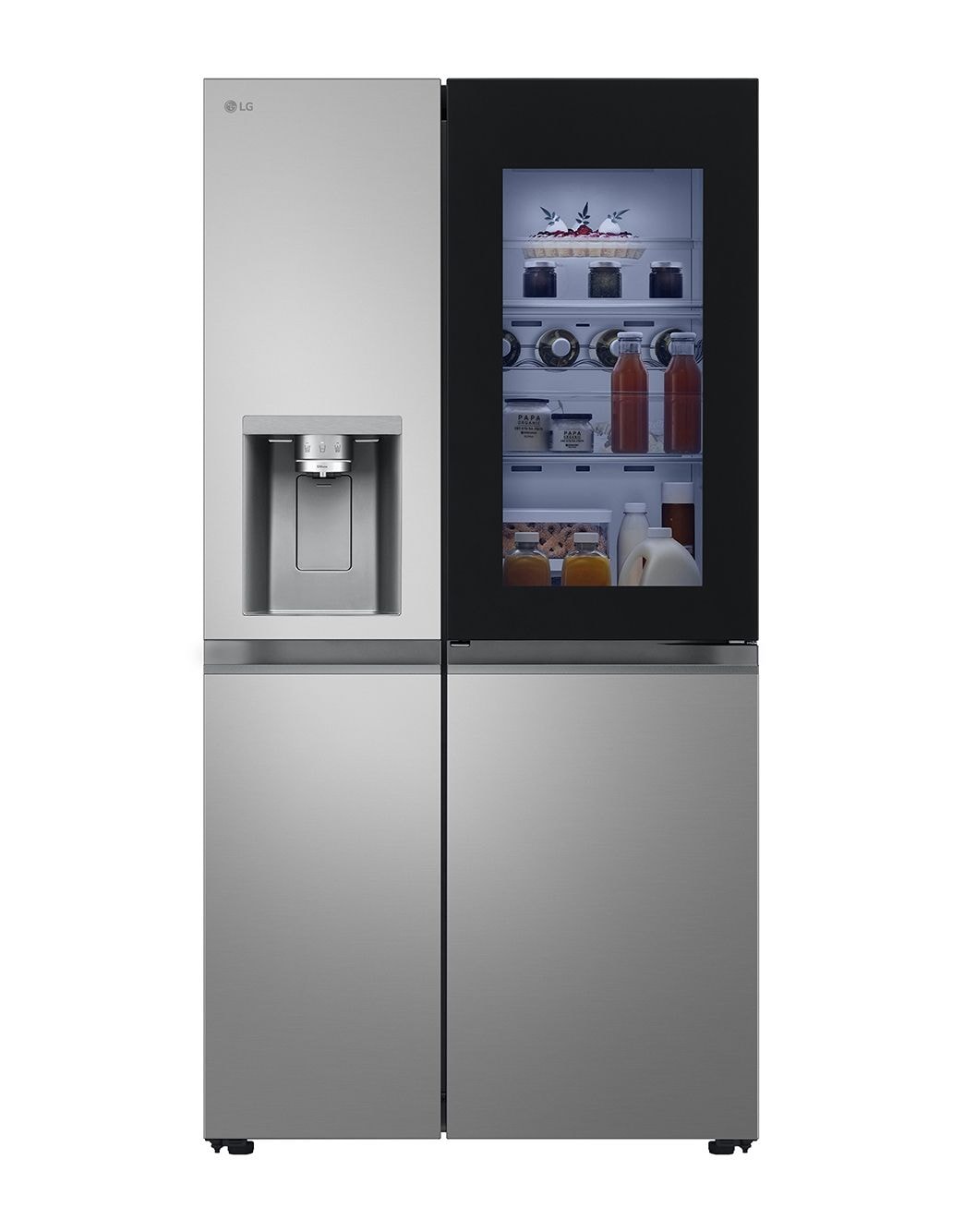 LG Réfrigérateurs Américain | InstaView Door-in-Door™ | 628 L | Silencieux 35 dB GSXE80PYBD