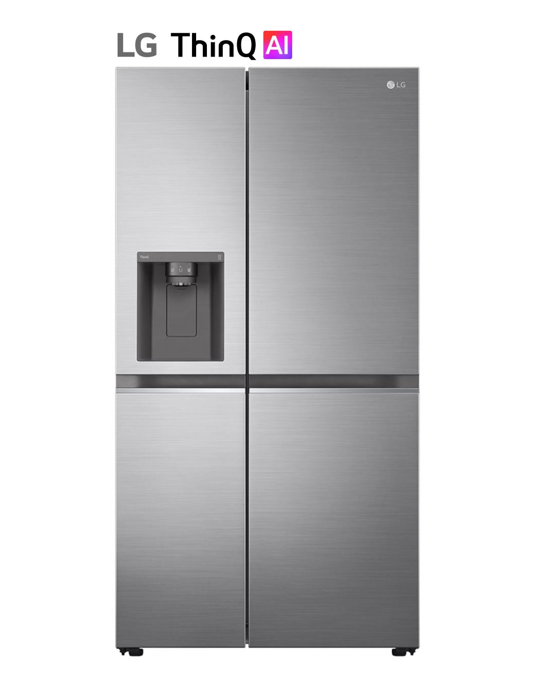 LG Réfrigérateur Américain - Grande capacité 635L | Linear Cooling™ | Door Cooling™ | Silencieux 36 dB | E GSLV81PZLE