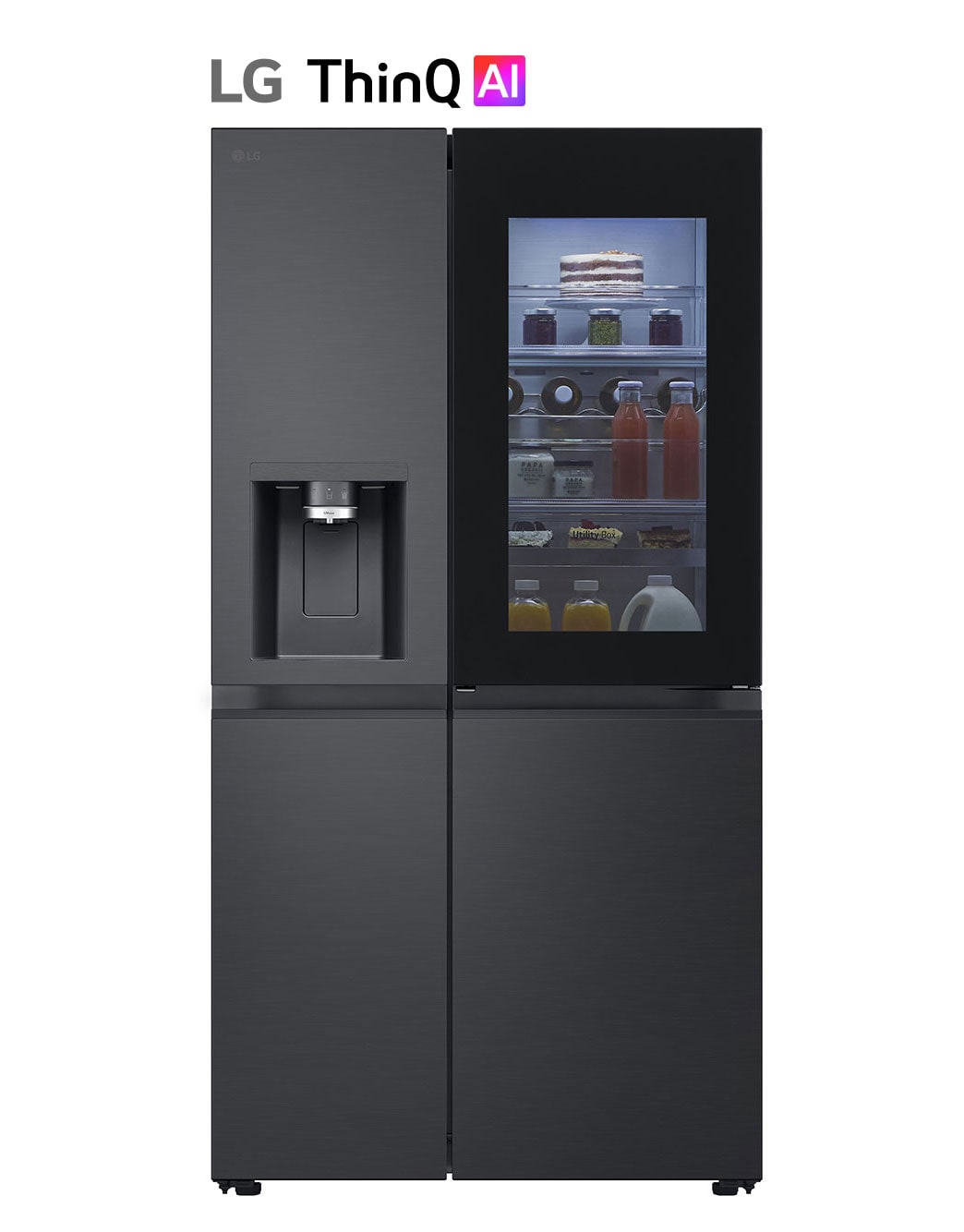 LG Réfrigérateur Américain | InstaView Door-in-Door™ | 628 L | Silencieux 35 dB GSXE90EVDD