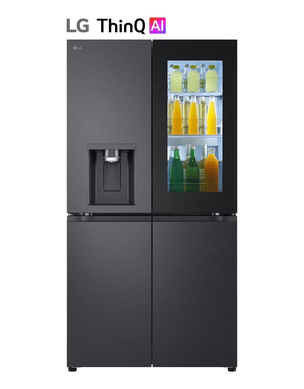 LG Réfrigérateur Multi-portes | InstaView™ I 638 L | Door Cooling™ I E GMG960EVEE