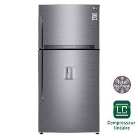 LG Réfrigérateur 2 portes | Total No Frost | Compresseur linéaire inverter | Door Cooling | WIFI | E GTF8659PS