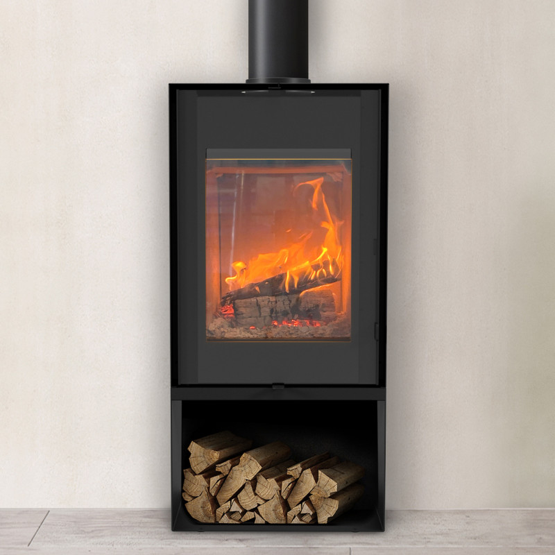 Poêle à bois Modula Square · 8,5 Kw