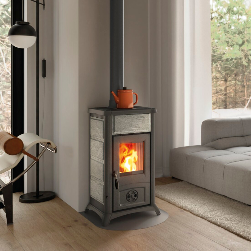 Poêle à bois Gemma Lean Petra · 6,5 Kw