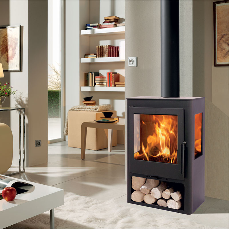 Poêle à bois Coral 3V · 6,8 Kw
